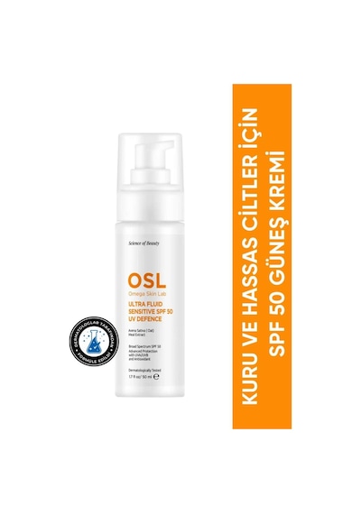Osl Ultra Fluid Sensitive Spf50 Uv Defence 75 Ml