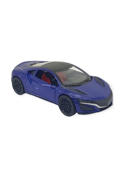 Çek Bırak Araba Metal - 3691c - Mavi Siyah