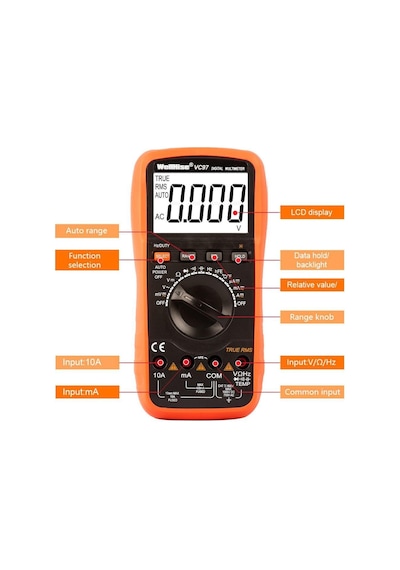 Wellhise Vc97 True Rms Dijital Multimetre