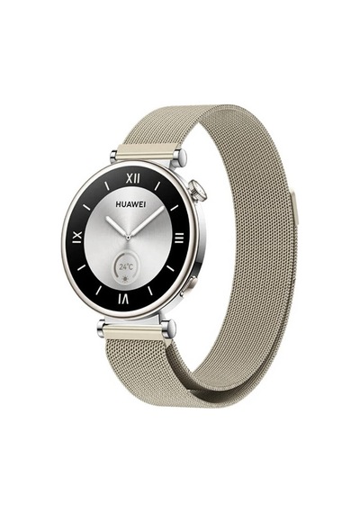Huawei Watch Gt6 41mm / Gt5 Pro 42mm / Gt5 / Gt4 41mm Uyumlu 18mm Hasır Çelik Kordon