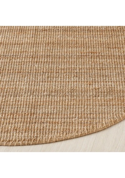 Ikea Lohals Yuvarlak Halı 130 X 130 Cm Kahverengi