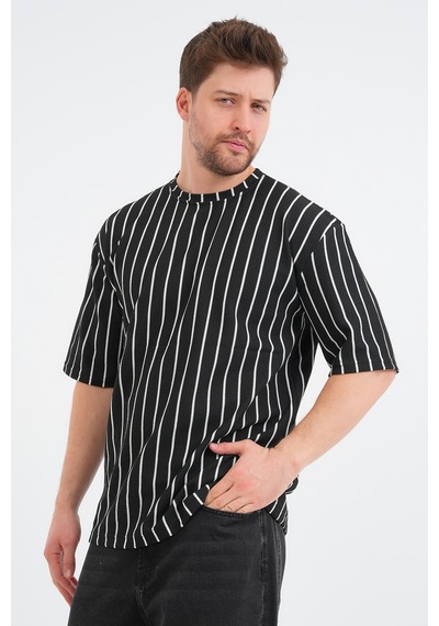 Redline Shift Erkek Oversize Tişört Siyah