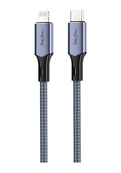 Veggieg 27w 3a Usb Type-c To Lightning iPhone Apple Uyumlu iPad  Mfı Hızlı Şarj Ve Data Senkronizasyon Kablosu 2 Metre