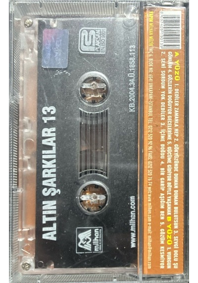 Kaset Altın Şarkılar 13 Kaset
