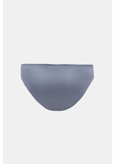 Amarelle Paris Gri Mavi Dantelli Slip Külot Mavi