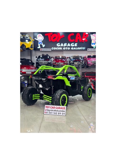 Akülü Araba 24 Volt Can-am Yeşil Yeşil