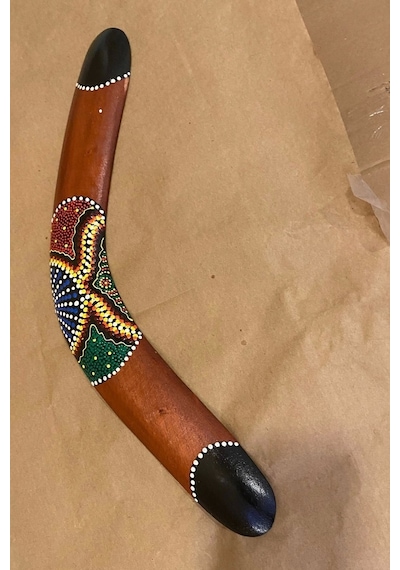 Bumerang Ahşap Orta Boy 40 Cm