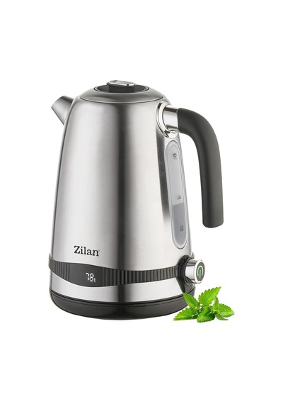 Tr Paslanmaz Çelik Su Isıtıcısı 1,7 Litre %100 Bpa İçermez 2200 Watt Dijital Sıcaklık Göstergesi Sıca
