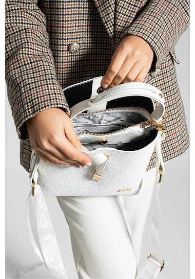 Just Polo Kadın Günlük Kullanıma Uygun Şık El Ve Omuz Çantası Shoulder Bag Beyaz