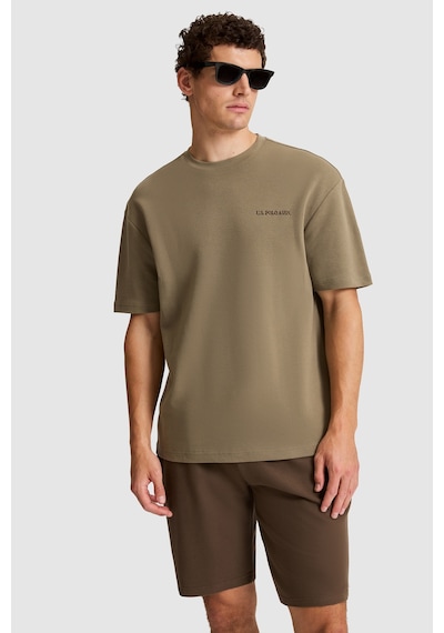 U.S. Polo Assn. U.s. Polo Assn. Erkek Haki Tişört 50326950-vr027