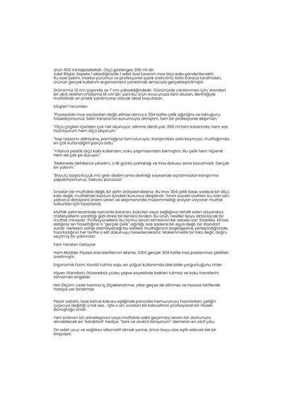 Transformacion Inox Çelik Profesyonel Ölçülü Arıştırma Kabı - 400 Ml Sos &amp Hazırlık Şefi Serisi, 7430000 Diğer