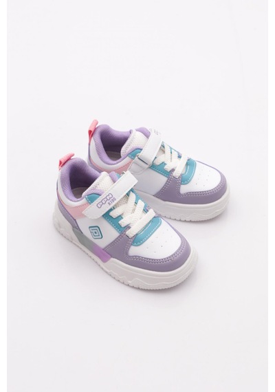 Pepino 1603 Çocuk Bebe Spor Ayakkabı Beyaz Lila Turkuaz Pepino 1603 Çocuk Bebe Spor Ayakkabı Beyaz Lila Turkuaz