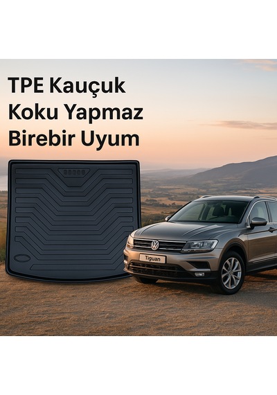 Volkswagen Tiguan 2016+ İle Uyumlu Bagaj Havuzu 3d Premium