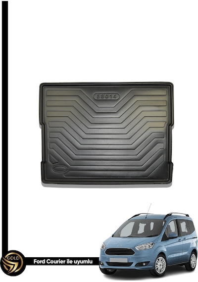 Ford Courier 3d Havuzlu Paspas + Bagaj Havuzu İkili Set