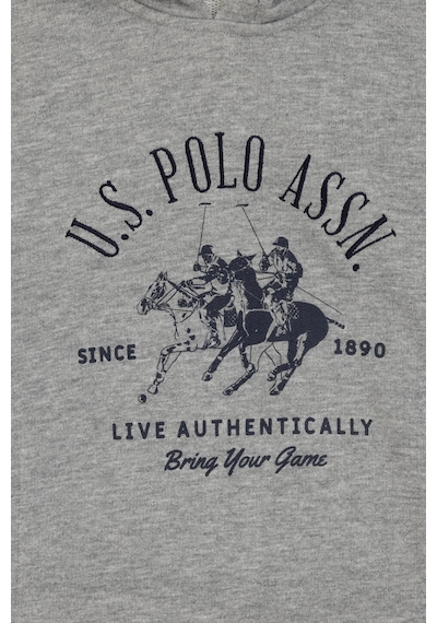 U.s. Polo Assn. Erkek Çocuk Gri Melanj Sweatshirt 50316623-vr086 Grı Melanj