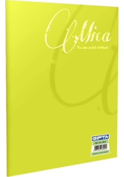 Gıpta Mica Tel Dikişli Plastik Kapak Defter A5 100 Yaprak Çizgili