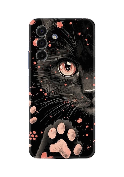 Samsung Samsung Galaxy Uyumlu A17 Kılıf Boutique Baskılı Resimli Kara Kedi Pcode -085