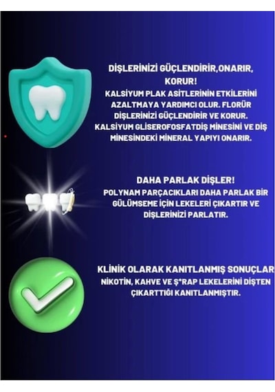 Clinomyn Temizle & Parlat Jel Diş Macunu 6 x 75 ML
