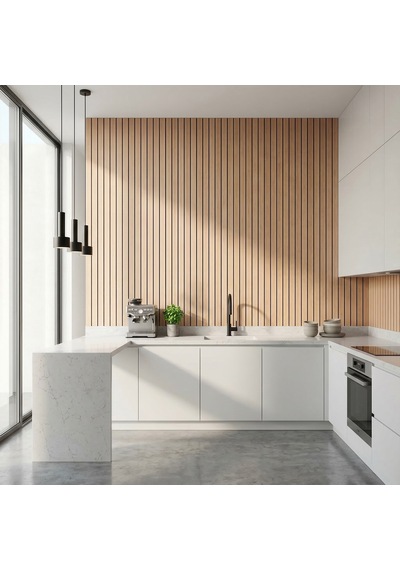 Brano Ceviz Ahşap Desen Duvar Lambiri 60x280 Cm-kendinden Yapışkanlı 58432
