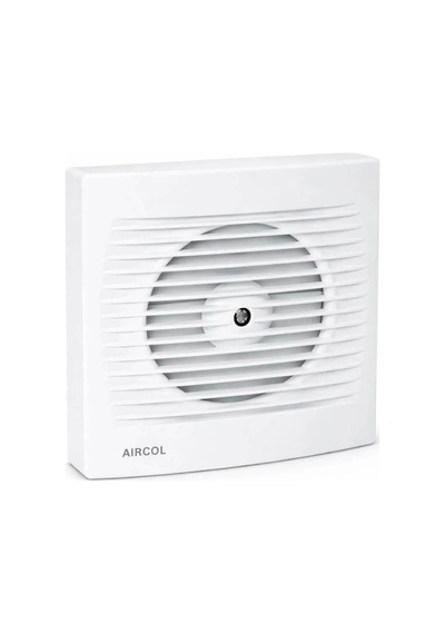Aircol Otomatik Panjurlu Tuvalet Ve Banyo Fanı / Aspiratörü 160 M³/h - Aircol 120 Op