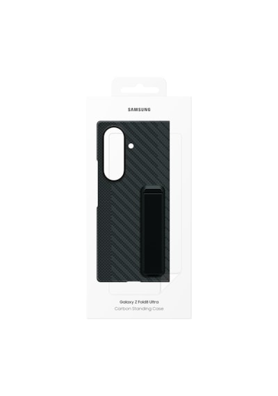Samsung Galaxy Uyumlu Z Fold8 Ultra Standlı Karbon Kılıf