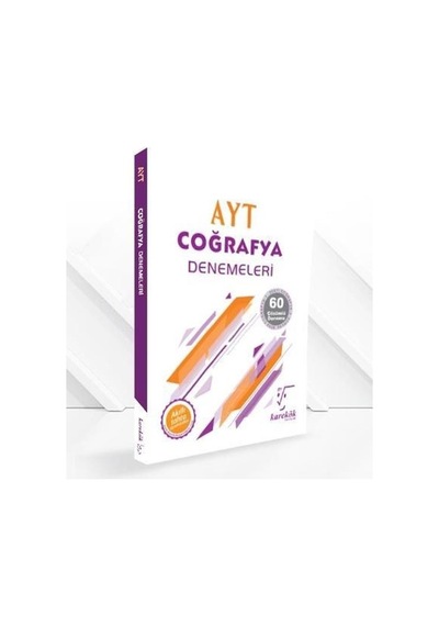 Karekök Yayınları Ayt Coğrafya Deneme Sınavı