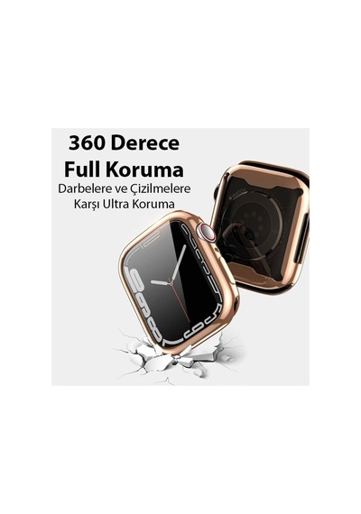 Dux Ducis Samo Series Watch 45mm İçin Soft Tpu Full Koruma Ultra İnce Silikon Kıl - Hs08378638-6 Rose Gold