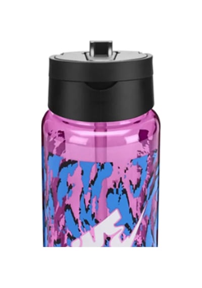 Nike RENEW RECHARGE STRAW BOTTLE 24 OZ GRAPHIC Unisex  Pembe / Siyah Matara