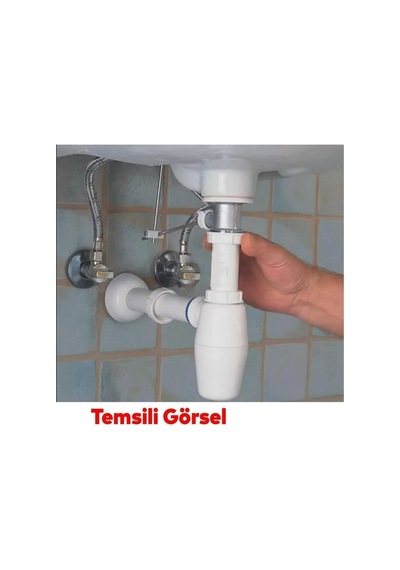 Esli Taslı Koku Önleyicili Körüklü Lavabo Gideri Diğer