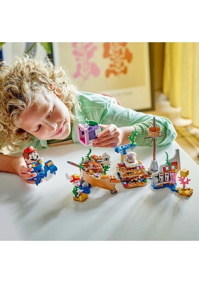 LEGO® Super Mario™ Dorrie'nin Batık Gemi Macerası Ek Macera Seti 71432 7+ Yaratıcı Oyuncak Yapım Seti - 500 Parça