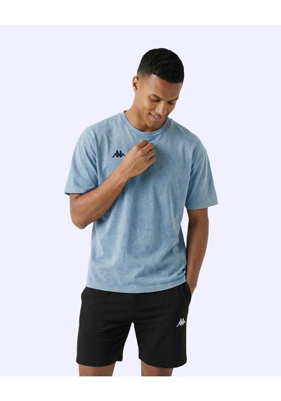 Kappa Jona Tshirt Erkek Mavi Oversize Tişört