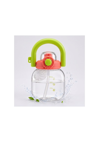 4 Adet Sporcu Matarası 600 Ml Sızdırmaz Kapaklı Karıştırıcı Toplu Pipetli Geniş Kulplu Bpa İçermez Spor Fitness Shaker Water Bottle Sarı