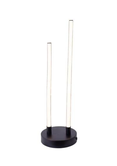 3 Renk Dalga Model Lü Çubuk Led Masa Aydınlatması Siyah Modern Dekoratif Tasarım 1