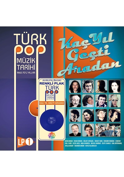 Türk Pop Müzik Tarihi 1960-70'lı Yıllar / Lp Vol.1 Renkli Plak