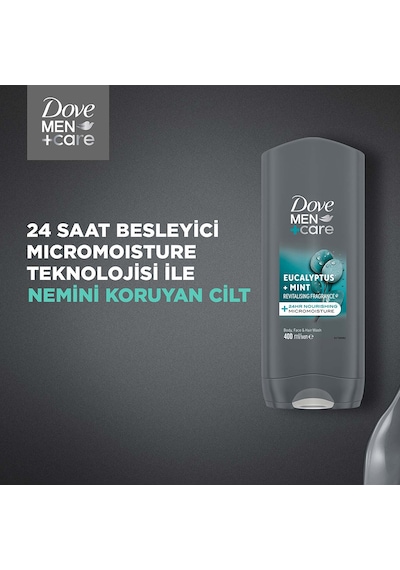 Dove Men +care Advanced Erkek Deodorant Eucalyptus Mint 150 Ml + Eucalyptus + Mint Duş Jeli 400 Ml