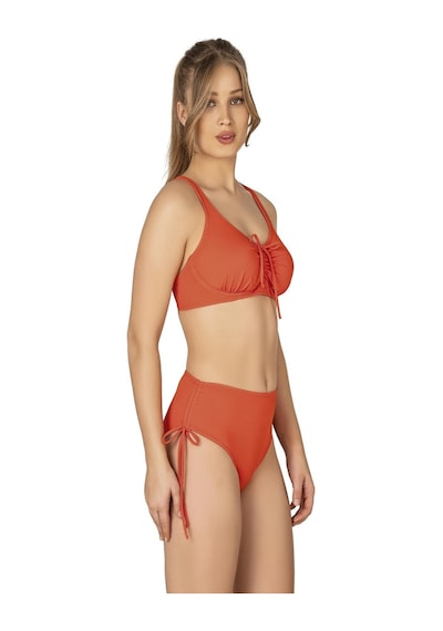 Endeep Kadın Büyük Beden Balenli Destekli Bağlama Detaylı Turuncu Bikini Takımı-turuncu Turuncu Endeep Kadın Büyük Beden Balenli Destekli Bağlama Detaylı Turuncu Bikini Takımı-turuncu Turuncu