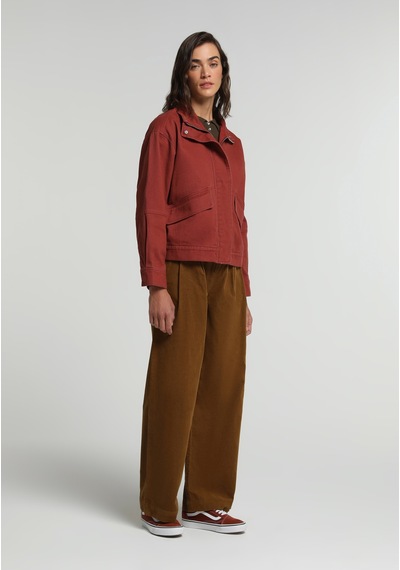 Colin's Colins Regular Fit Yüksel Bel Geniş Paça Kadın Kahverengi Pantolon Cl1081948 Q1.v1 Cml Camel