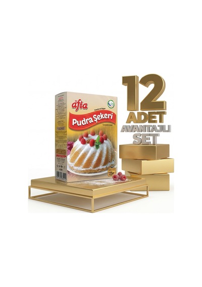 Afia Pudra Şekeri 12x125 Gr
