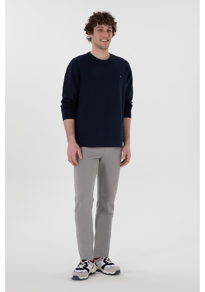 U.S. Polo Assn. Erkek Comfort Fit Bisiklet Yaka Lacivert İnce Sweatshirt 50309858-VR033