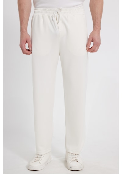 Tudors Erkek Ekru Baggy Fit Rahat Kesim Modal Kumaş Soft Doku Beli Bağcıklı Yan Cepli Eşofman Altı-46292 Tudors Erkek Ekru Baggy Fit Rahat Kesim Modal Kumaş Soft Doku Beli Bağcıklı Yan Cepli Eşofman Altı-46292