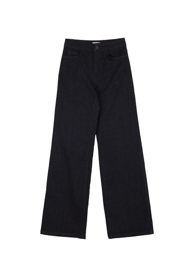 Jeep Lacivert Kadın Bol Kesim Yıkamalı Denim Pantolon J6wl-pnt7047 Koyu İndigo