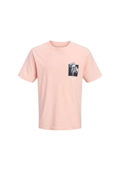 Jack & Jones Montauk Chestie Erkek Pembe Tişört 12297889-pm