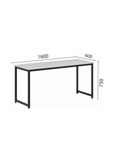 Çalışma Masası Bilgisayar Masası Ofis Masası 60x160 Cm - Beyaz