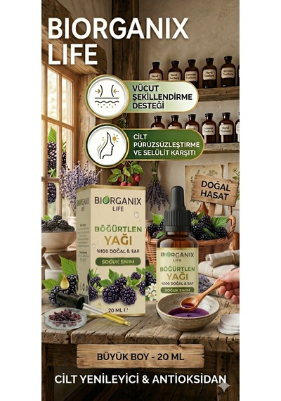 Life %100 Saf Böğürtlen Yağı - C Vitamini Etkili Aydınlatıcı & Ton Eşitleyici 20 Ml