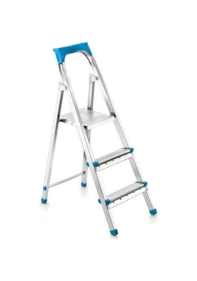 Perilla-11002 2+1 Basamaklı Metal Merdiven 60cm 120kg Taşıma Kapasitesi