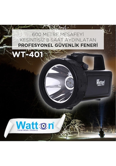 Güvenlik Feneri 30 W Kuvvetinde Wt-401 Crchmgo Çok renkli