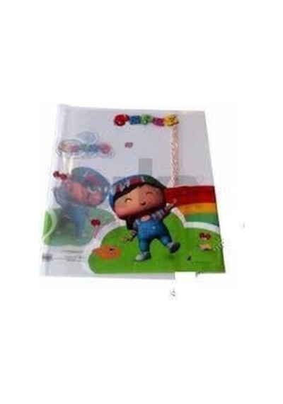 Hazır Defter Kaplık Pepee 20x28 Plastik Çok Renkli
