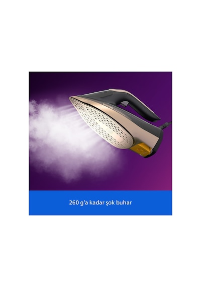 Azur 8000 Serisi 3000 Watt Buharlı Ütü Dst8070/80 Kireç Önleme Özelliği İle Güçlü Buhar