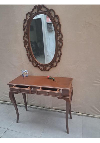 Dresuar St 90599 Çift Çekmece Oval Aynalı Rustik Aslan Ayak Kayın Kaplam Natüre Ceviz Renk Kahverengi Dresuar St 90599 Çift Çekmece Oval Aynalı Rustik Aslan Ayak Kayın Kaplam Natüre Ceviz Renk Kahverengi