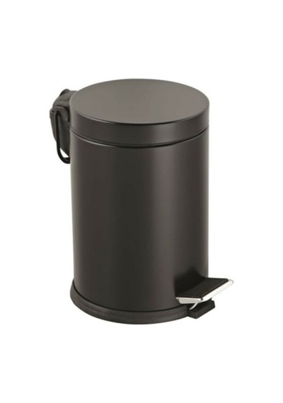 3lt Siyah Pedallı Metal Çöp Kovası 4593